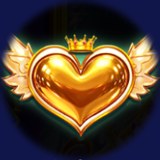 Gold winged multiplier heart