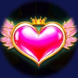 Pink winged multiplier heart